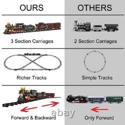 Train Set for Kids Electric Remote Control Train Track Around Christmas Tre