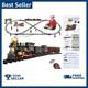 Train Set For Kids Electric Remote Control Train Track Around Christmas Tree