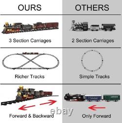 Train Set for Kids Electric Remote Control Train Track Around Christmas Tree