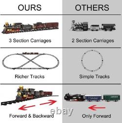 Train Set for Kids Electric Remote Control Train Track Around Christmas Tree