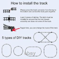 Train Set for Kids Electric Remote Control Train Track Around Christmas Tree