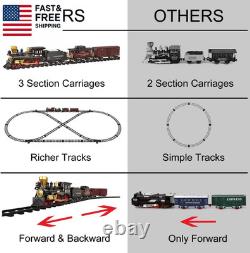 Train Set for Kids Electric Remote Control Train Track around Christmas Tree