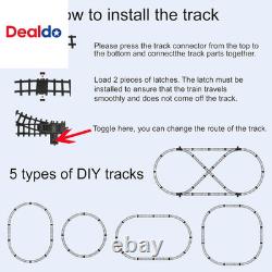 Train Set for Kids Electric Remote Control Train Track around Christmas Tree