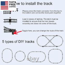 Train Set for Kids Electric Remote Control Train Track around Christmas Tree