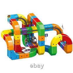 Train Set for Kids Track Building Toy with Light Sound Funny Train Toys