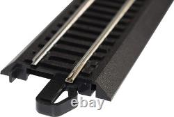Trains Snap-Fit E-Z TRACK LAYOUT EXPANDER SET STEEL ALLOY Rail with Black Ro