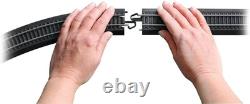 Trains Snap-Fit E-Z TRACK LAYOUT EXPANDER SET STEEL ALLOY Rail with Black Ro