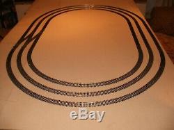 Triple Oval Good Clean Nickel Silver Track/Points Train Set/Model Railway Layout