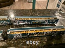 Two Philadelphia Eagles Train sets with train displays