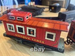 Two Vintage Toy Train Sets