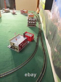 Tyco Mantua Steam Engine Santa Fe Rivarrosi Passenger Train Track Set