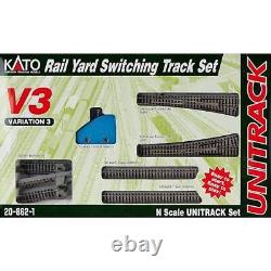 Unitrack N-Scale Kato USA Model Train Products V3 UNITRACK Rail Yard Switching