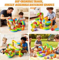 Upgrade Electric Train Set, 3D Infinity Track with Flexible Tracks for Kids, Cub