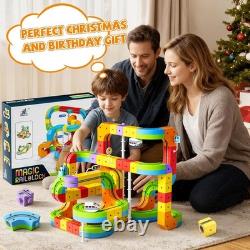 Upgrade Electric Train Set, 3D Infinity Track with Flexible Tracks for Kids, Cub