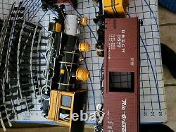VINTAGE BACHMANN G-SCALE BIG HAULER #177 train set with track parts/repair