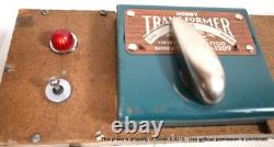 VINTAGE LOUIS MARX ELECTRIC TRAIN SET Locomotive, Track, Transformer + UNTESTED