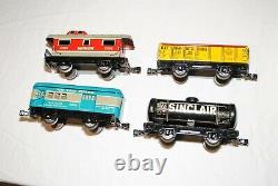 VTG 1950's Marx Diesel Type Electric Train Set with box, track, freight cars