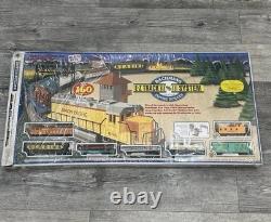 VTG Bachmann HO EZ TRACK TRAIN EMPIRE BUILDER JUMBO COMPLETE SET 6 Cars 97318