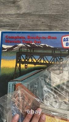 VTG Bachmann HO EZ TRACK TRAIN EMPIRE BUILDER JUMBO COMPLETE SET 6 Cars 97318