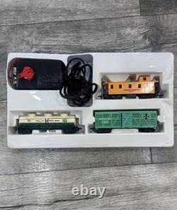 VTG Bachmann HO EZ TRACK TRAIN EMPIRE BUILDER JUMBO COMPLETE SET 6 Cars 97318