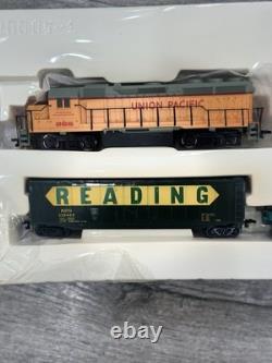 VTG Bachmann HO EZ TRACK TRAIN EMPIRE BUILDER JUMBO COMPLETE SET 6 Cars 97318