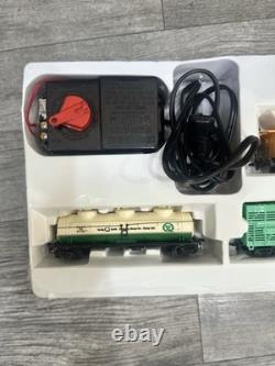 VTG Bachmann HO EZ TRACK TRAIN EMPIRE BUILDER JUMBO COMPLETE SET 6 Cars 97318