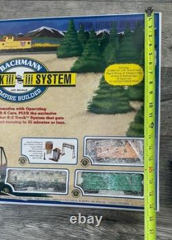 VTG Bachmann HO EZ TRACK TRAIN EMPIRE BUILDER JUMBO COMPLETE SET 6 Cars 97318