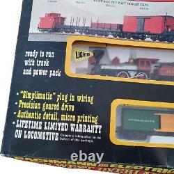 VTG Bachmann Old West Overland Freight HO Electric Train Set 4-4-0 Old Time Box