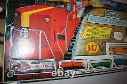 VTG Bachmann Silver Lightning Train Set E-Z Track System- 7 Car Set RARE/Sealed