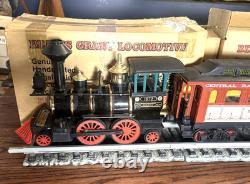 VTG Jim Bean Train Decanter Train Set Empty 7 Cars withtracks & Water Tower