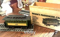 VTG Jim Bean Train Decanter Train Set Empty 7 Cars withtracks & Water Tower
