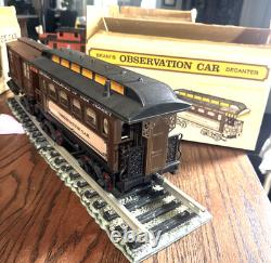 VTG Jim Bean Train Decanter Train Set Empty 7 Cars withtracks & Water Tower