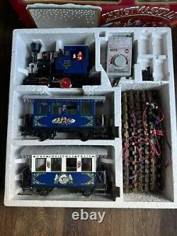 VTG LGB 72545 G Scale Gauge Christmas Steam Train Set withbox Track NICE Lehmann