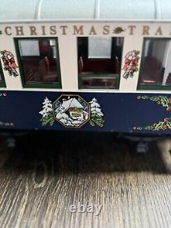 VTG LGB 72545 G Scale Gauge Christmas Steam Train Set withbox Track NICE Lehmann