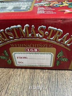 VTG LGB 72545 G Scale Gauge Christmas Steam Train Set withbox Track NICE Lehmann