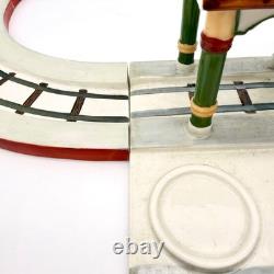 Villeroy & Boch Toy's Village Christmas Train Station Track Set Santa Porcelain