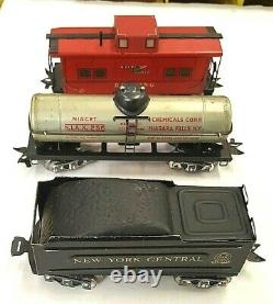 Vintage 1940's Louis Marx STREAM LINE Model 25000 Steam O Scale Train Set, 999