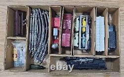 Vintage 1955 Sears Allstate Electric Train Set O Gauge #9629 with Track 14 MSA