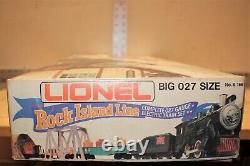 Vintage 1976 Lionel 6-1661 Rock Island Line 027 Gauge Electric Train Set In Box