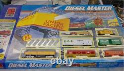 Vintage 1980's Diesel Master 125 piece Train Set complete all working