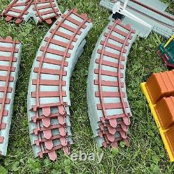 Vintage 1988 PLAYSKOOL Express Train Engine Set 3838 Tested/Works Tracks Trains