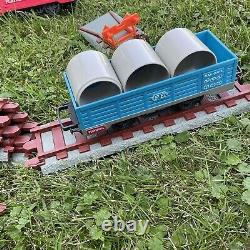 Vintage 1988 PLAYSKOOL Express Train Engine Set 3838 Tested/Works Tracks Trains