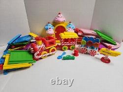 Vintage 2002 Hasbro Candy Land Train And Track Set Toy Castle Battery Operated