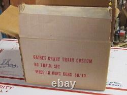 Vintage Bachman Gaines Gravy Train Custom H/O Train Set