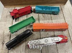 Vintage Bachmann Train Set With EZ Track Transformer Power Supply DC/AC Buildings