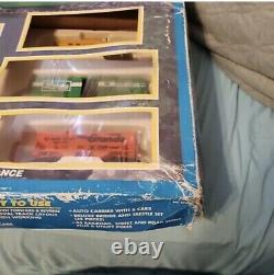 Vintage Diesel Master train set New in box 169 pieces HO Stored 40 Years