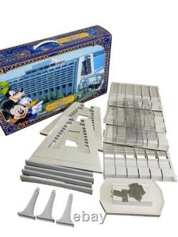Vintage Disney 2' Contemporary Resort Theme Park & 14' Monorail Train Track Set