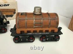 Vintage Jim Beam The General Locomotive Decanter Train Set 8pc with 8 Tracks