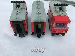 Vintage Lego 7725 12v Electric Passenger Train Set Working with Extra Track