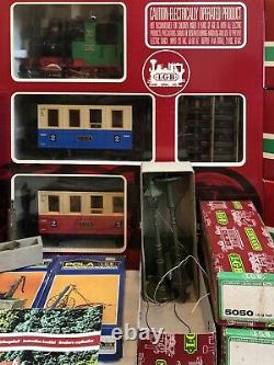 Vintage Lehman The Big Train 20301 Set With Extra Cars Track Over 30 Pieces